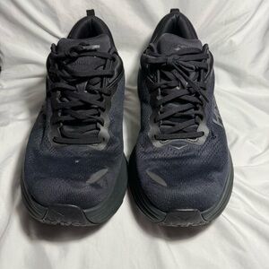 Hoka Men's All Black Bondi 8 Size 13D